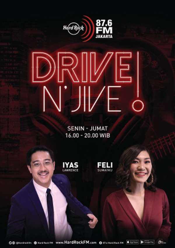 87.6 Hard Rock FM Jakarta  "Drive N' Jive"