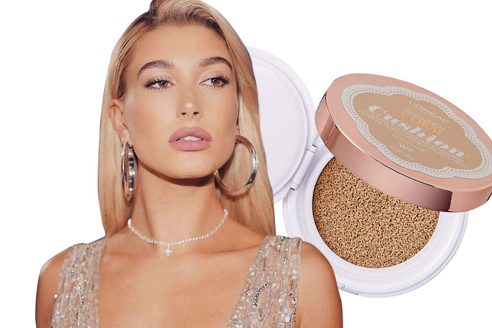 hailey baldwin favourite beauty product l'oreal true match lumi cushion foundation