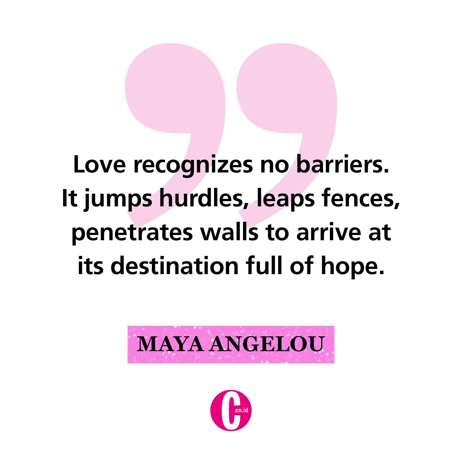 Kata-kata romantis dari Maya Angelou