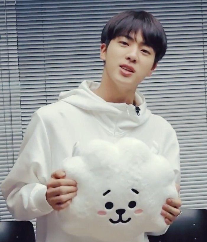 Adorable! Ini 7 Potret Cute Jin BTS dan RJ BT21!