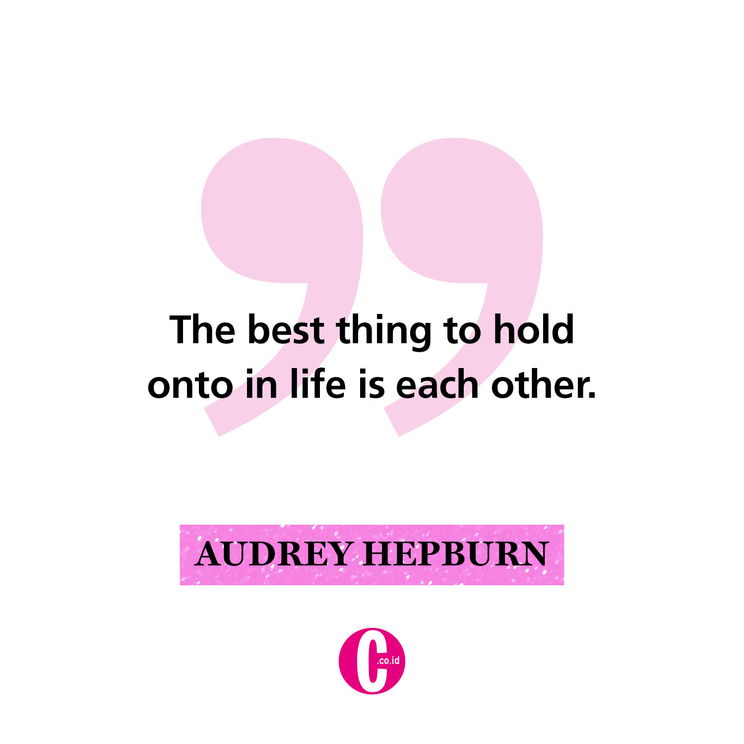 Kata-kata romantis dari Audrey Hepburn