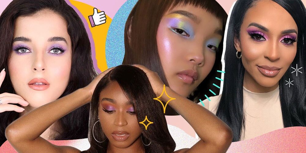 Inspirasi Gaya Eyeshadow Lilac dari 10 Makeup Artist