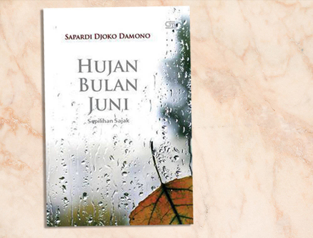 novel romantis Hujan Bulan Juni by Sapardi Djoko Damono