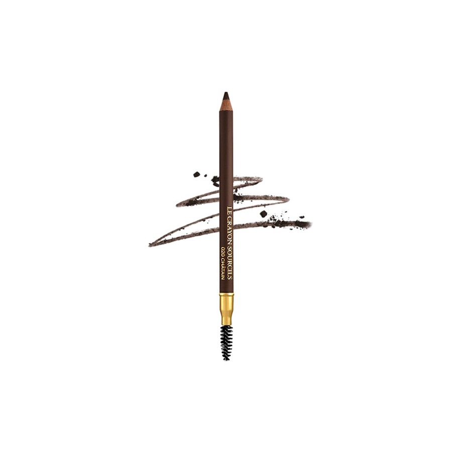 cara membentuk alis dengan Lancome Le Crayon Sourcils