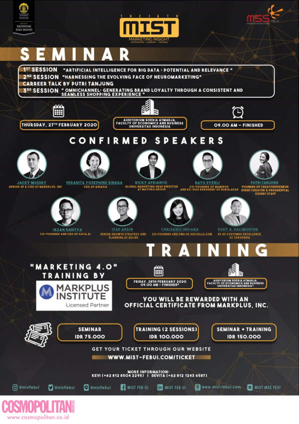 The 16th Mist Marketing Insight  Seminar dan Training