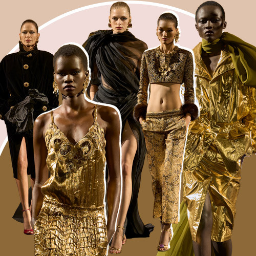 Saatnya Tampil Glamor, Saint Laurent Spring/Summer 2027 Rilis Busana Serba Emas