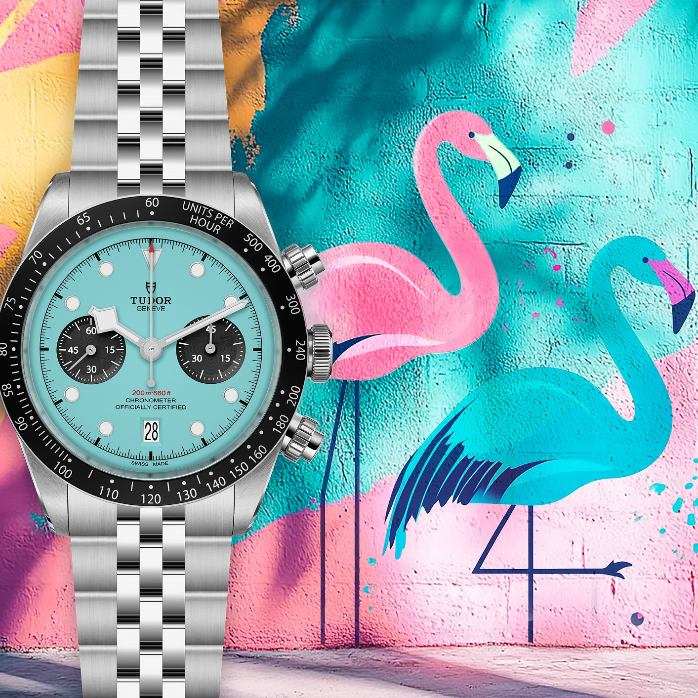 Fun dan Stylish, Tudor Black Bay Chrono Hadir dalam Warna Pink dan Flamingo Blue