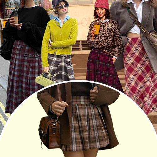 6 Tips Styling Plaid Skirt Anti Membosankan