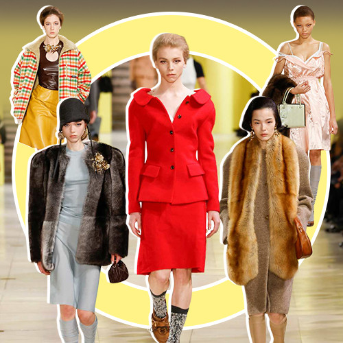 Gaya Miu Miu Girls di Musim Fall/Winter 2025: Feminin, Retro, dan Edgy Memakai Bullet Bra