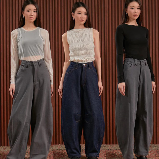 Rekomendasi Barrel Pants Lokal yang Stylish dan Kekinian
