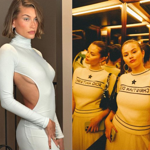 Hailey Bieber berbicara tentang drama dengan Selena Gomez yang 'benar-benar dibuat-buat'
