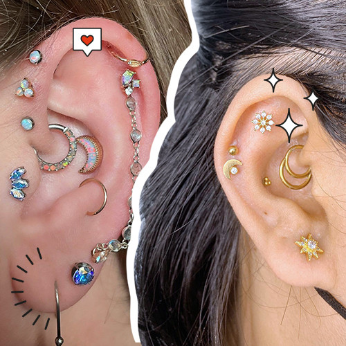 Cantik & Gaya! Intip 12 Ide Cartilage Ear Piercing Ini