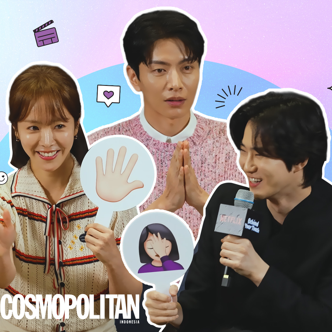 Cute Emoji Talk with 'Behind Your Touch' Cast