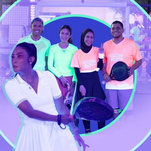 Kemeriahan Turnamen 'Glow Party' bersama Padel Ubur Ubur