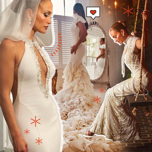 5 Gaun Pengantin Jennifer Lopez di Pernikahannya dengan Ben Affleck