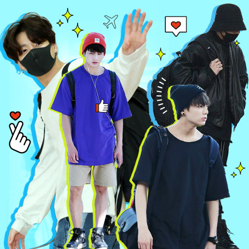8 Gaya Airport Fashion Jungkook BTS yang Boyfriend Material