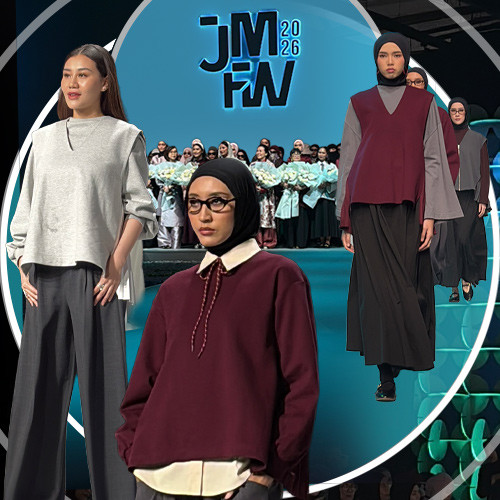 Intip Koleksi Tiga Brand Modest Stylish di Jakarta Muslim Fashion Week 2026 dengan Wardah!