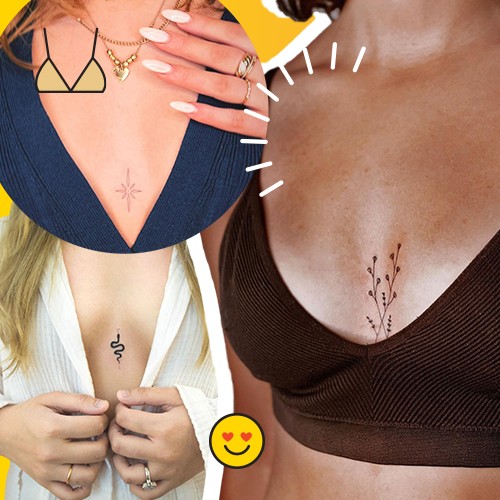 Super Seksi! 17 Ide Desain Tato di Dada
