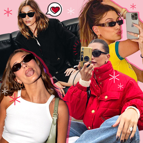 Inspirasi Tampil Chic ala Hailey Bieber dengan Sunglasses