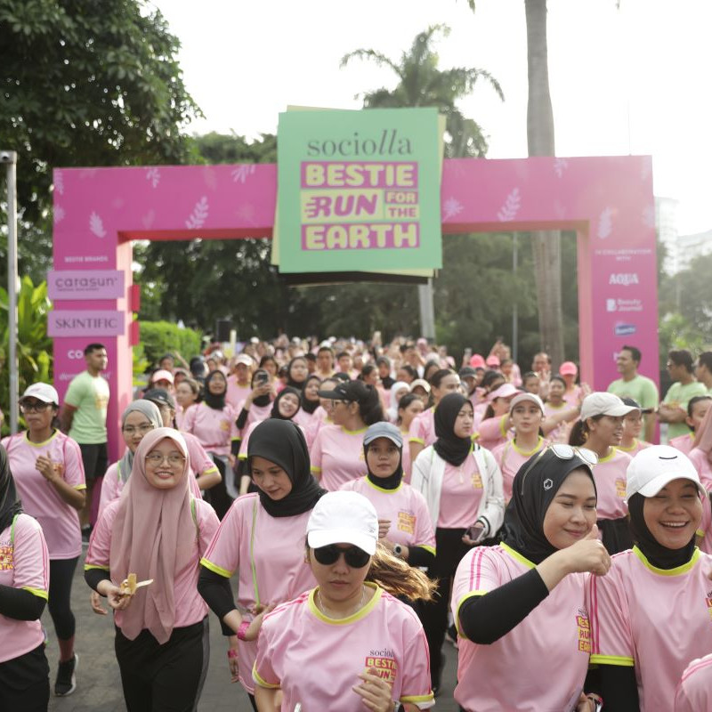 Serunya Sociolla Bestie Run For The Earth! Sehat Sambil Menjaga Lingkungan
