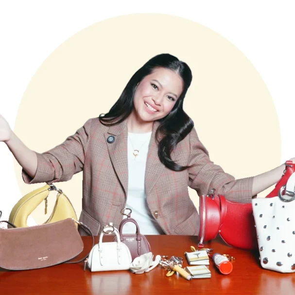 Styling Koleksi Tas Kate Spade Hanggini Pakai Bag Charm