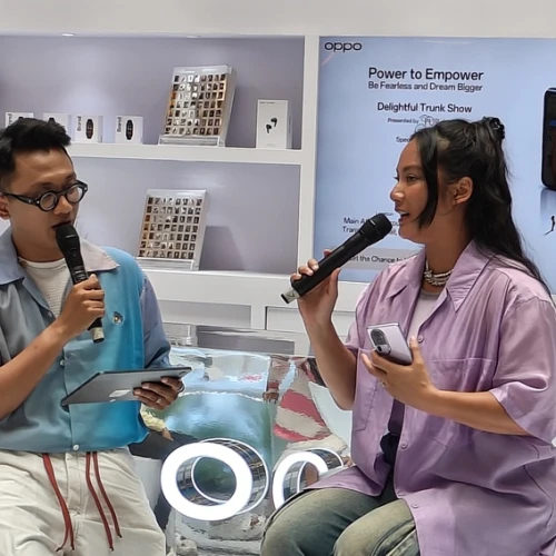 Tara Basro Bahas Soal Mimpi di Pop-Up Event OPPO Reno10 Series 5G