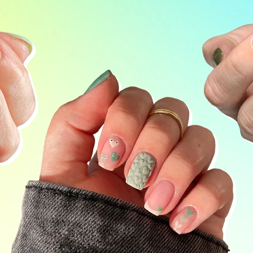 13 Gaya Nail Art Sage Green yang Harus Kamu Coba Sekarang!