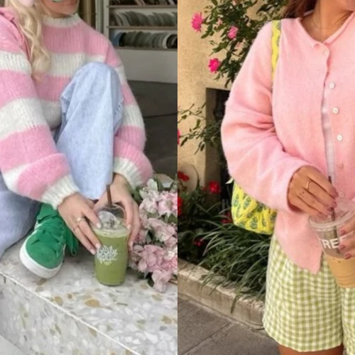 Inspirasi Mix and Match Warna Strawberry-Matcha