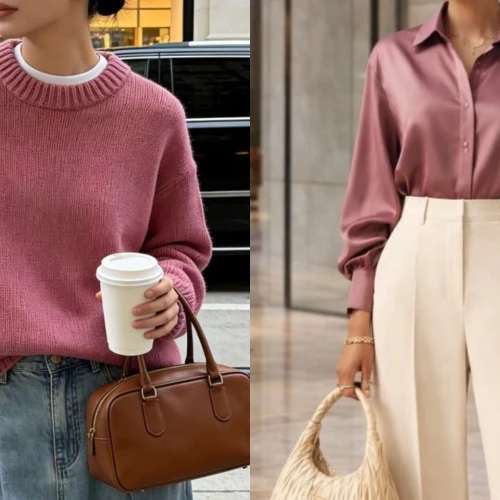 Inspirasi Mix and Match Warna Dusty Rose yang Tidak Membosankan