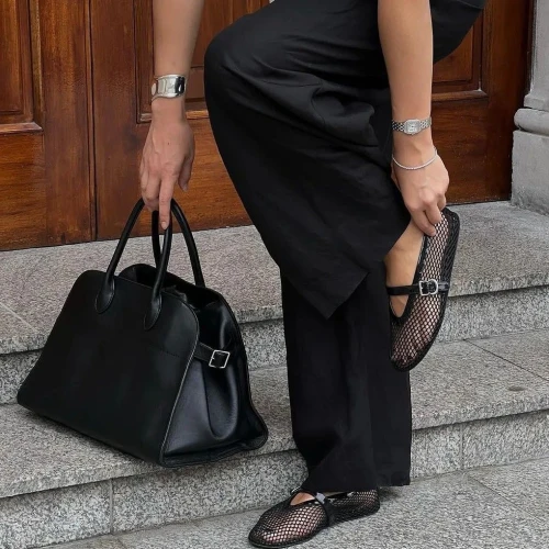 Tips Pakai Mesh Ballet Flats