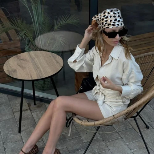 Mix and Match Animal Print Accessories & Monochrome Outfit