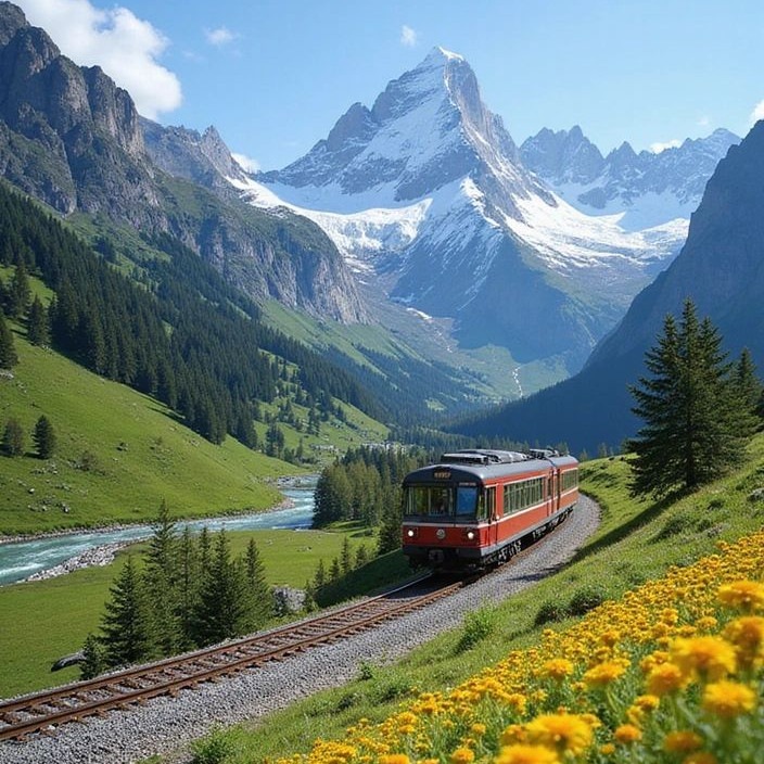 8 Rute Kereta Paling Aesthetic di Dunia yang Bikin Kamu Terpana