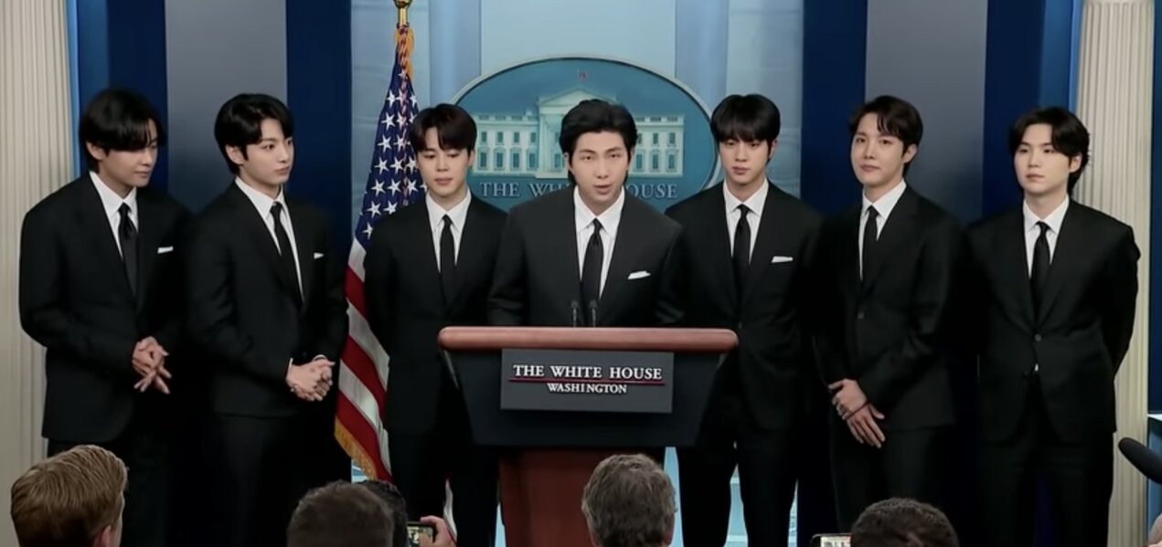 BTS Serukan Lawan Kebencian Anti-Asia di Gedung Putih AS