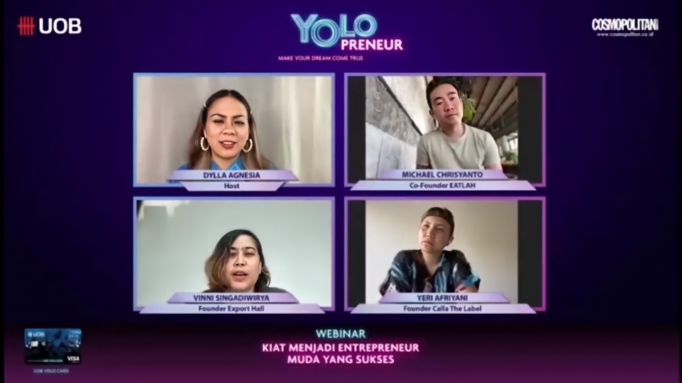 UOB YOLO Card Berikan Bekal Entrepreneur lewat YOLOPRENEUR