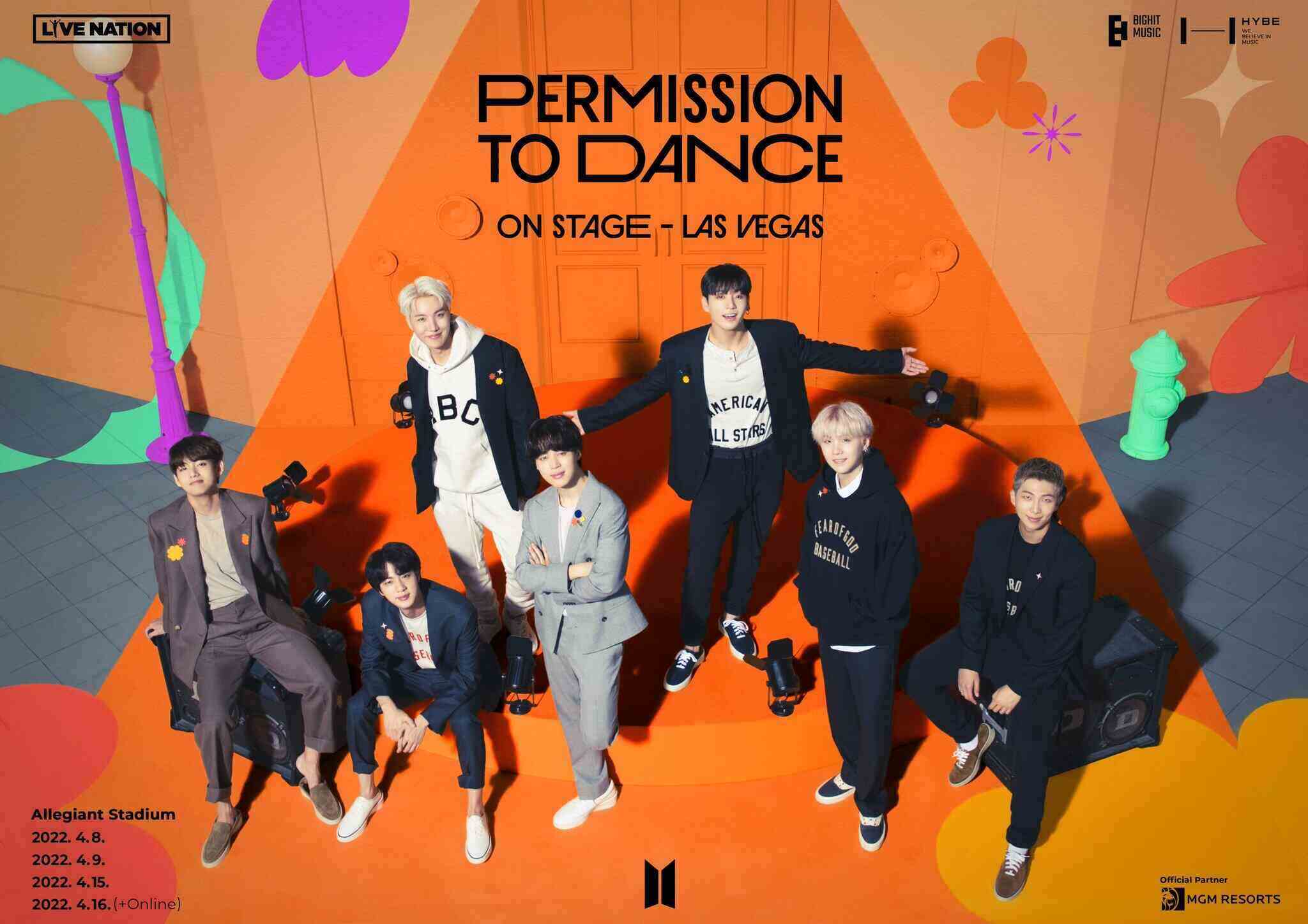 Konser BTS "Permission To Dance On Stage" di Las Vegas April 2022