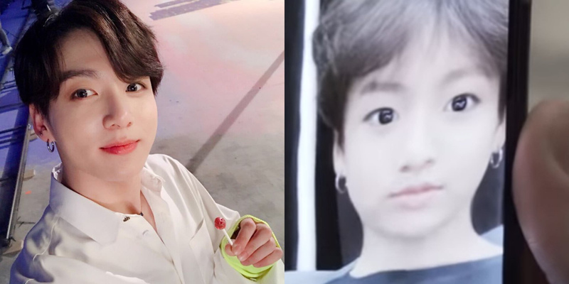 Gemas! Jungkook BTS Ikut Mencoba Filter Bayi di Snapchat!
