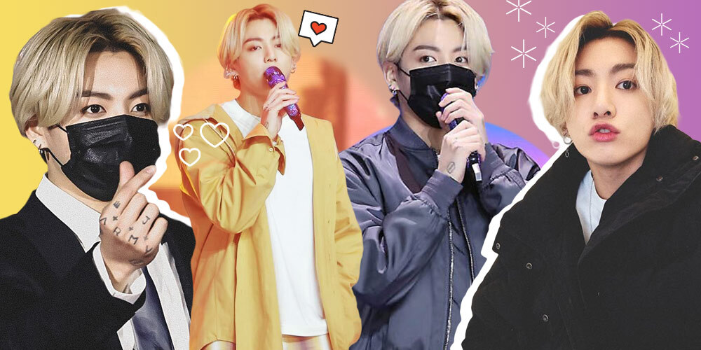 9 Potret Jungkook BTS dengan Rambut Blonde yang Seksi!