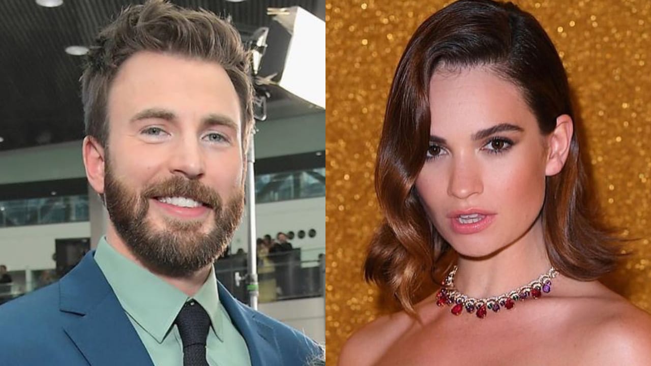 Chris Evans & Lily James Jalan Bersama, Apa Mereka Pacaran?